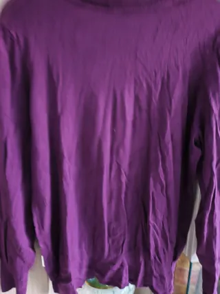 Jersey morado manga larga