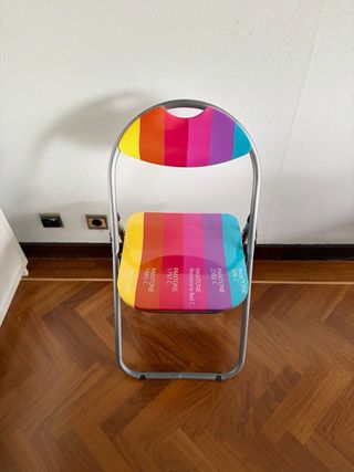 Silla plegable Pantone multicolor