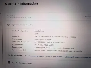 Portátil ASUS Vivobook Negro