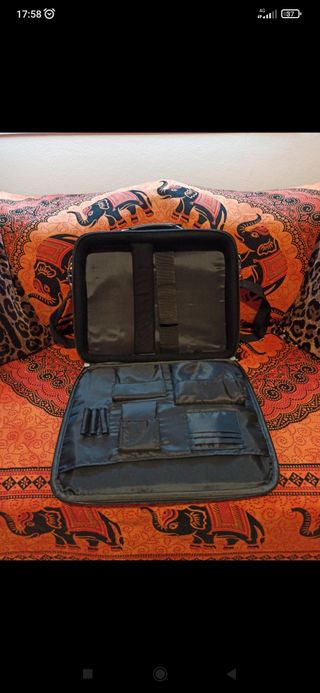 Valigetta porta PC/documenti in pelle nera