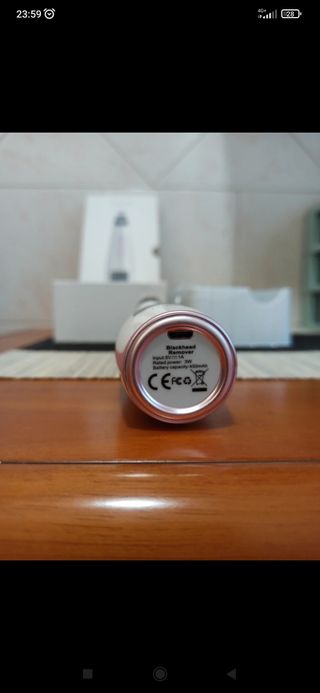 Aspiratore Punti Neri Turata Bianco Rosa