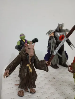 Muñecos Tortugas Ninja y Villanos de los años 80