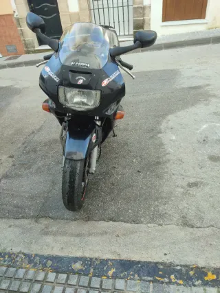 Honda CBR Negra y Morada