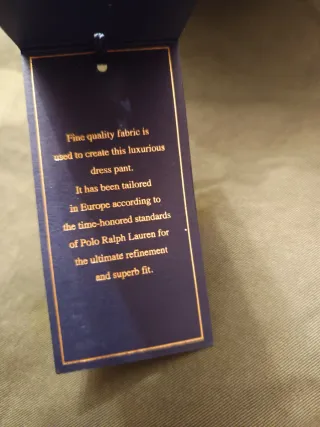 Pantalón Polo Ralph Lauren Verde Nuevo Talla M