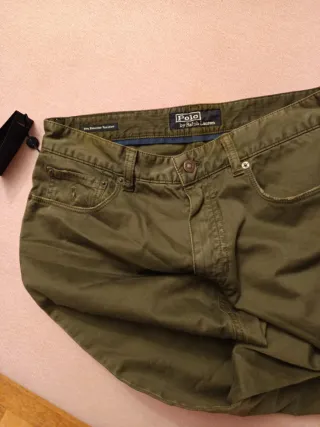 Pantalón Polo Ralph Lauren Verde Nuevo Talla M