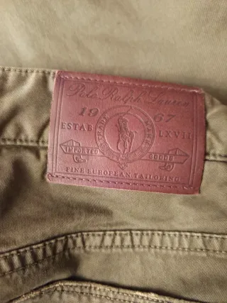Pantalón Polo Ralph Lauren Verde Nuevo Talla M