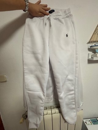 Sudadera Polo Ralph Lauren Blanca Cremallera