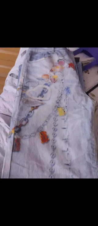 Pantalón vaquero boco Madrid elastico ositos L/xl