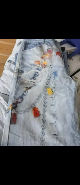 Pantalón vaquero boco Madrid elastico ositos L/xl