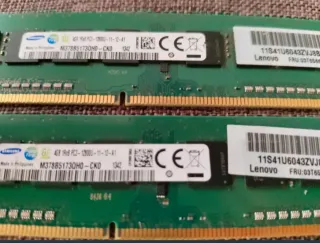 2x 4GB DDR3 Samsung Módulos RAM