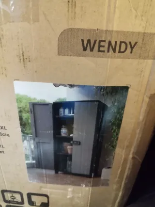 Armario Escobero Polipropileno 2 Puertas