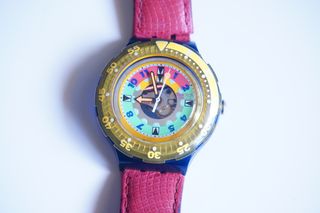 Swatch Scuba 200 LOBSTER SDN118 1995