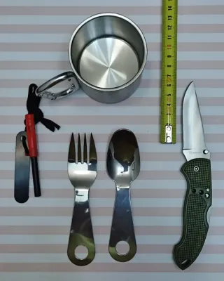 OFERTA!  JUEGO  SURVIVAL CAMPING + REGALO PEDERNAL