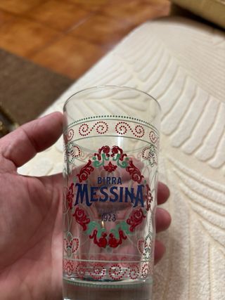 Set 6 Bicchieri Birra Messina