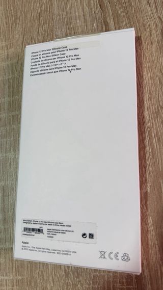 Custodia iPhone 12 Pro Max Originale Apple Nera