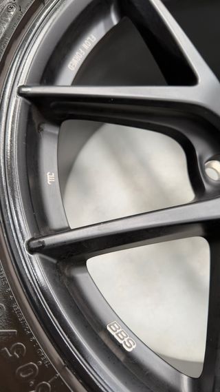 Llantas BBS C-IR SATIN BLACK originales.