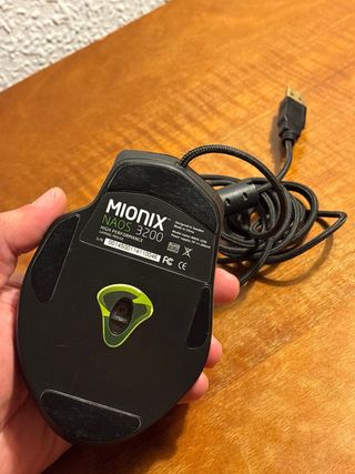 Ratón Gaming Mionix NAOS 3200 con LED RGB