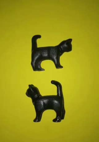 Playmobil lote 2 gatti neri Playmoonuba