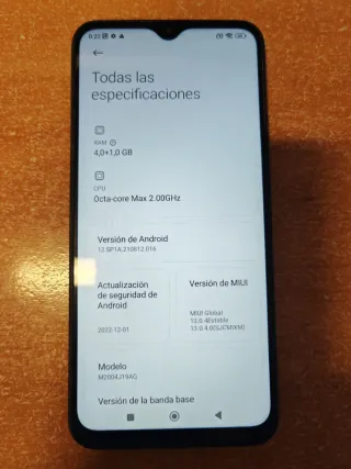 Xiaomi Redmi 9 Negro. Leer descripción.