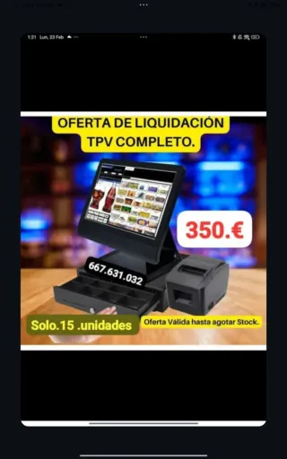 TPV Táctil Profesional Completo