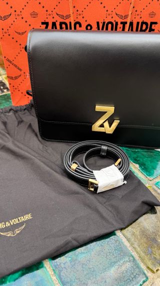 Bolso Zadig & Voltaire Negro Dorado