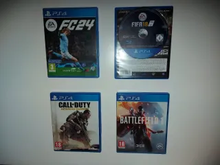 PS4 500GB + Caja + Mando + 4 Juegos