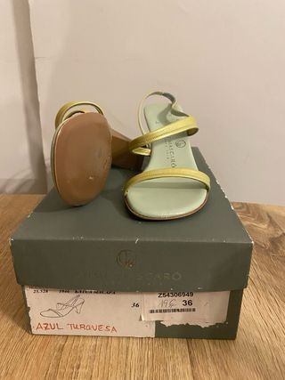 Sandalias Mujer Jaime Mascaró Marrón/Dorado