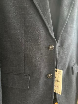 Saco Zara Azul Oscuro