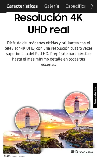 TV Samsung 50" UHD 4K Smart TV Wifi.Nueva