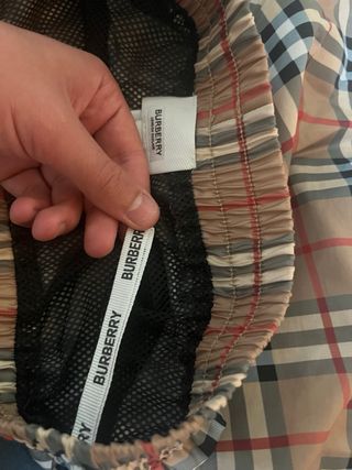Pantalón corto Burberry cuadros
