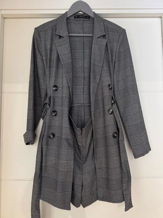 Mono americana Zara gris