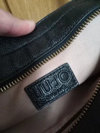 Bolso Bandolera Liu Jo Negro/Azul Marino