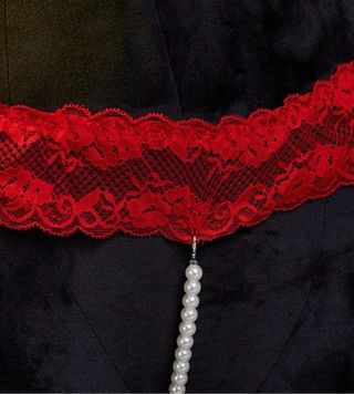 Completo intimo sexy pizzo rosso