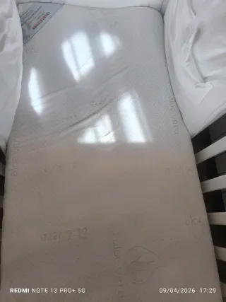 Cuna Ikea Sunnvik Blanca + colchón