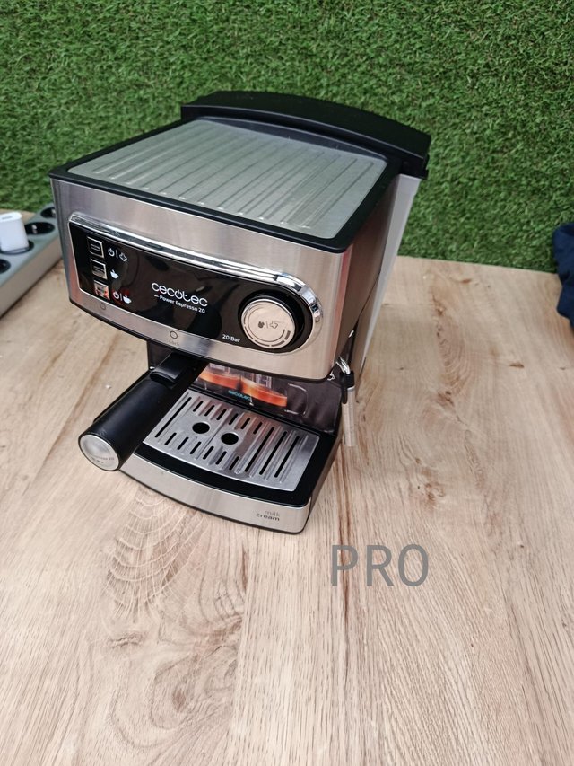 Cecotec Cafetera Express Manual Power Espresso 20.