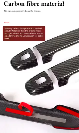 Manillas Cromo/Carbono Renault Megane II