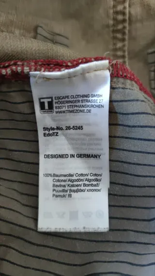 Pantalón vaquero Timezone recto hombre Talla L