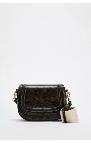 Bolso Zara efecto piel serpiente Nuevo