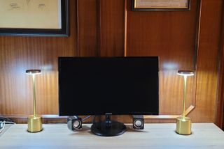 Coppia Lampade LED Wireless Touch Oro