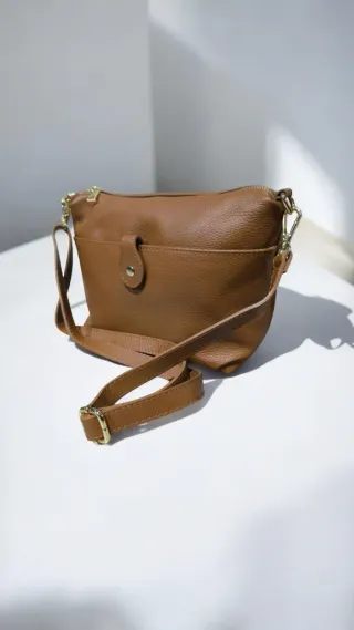 Bandolera de piel Genuino "Imelda"
