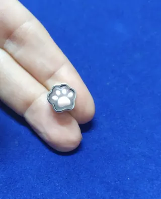 Charm Gato Gata huella se ilumina Pulsera Pandora