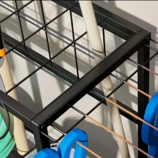 Scaffalatura in metallo per giardino esterno organizzatore