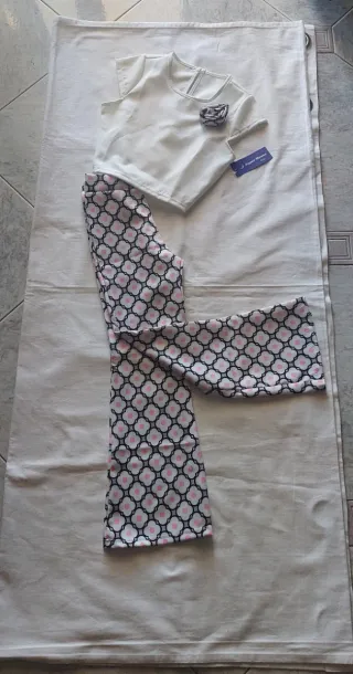 Set bambina top + pantaloni Paper Moons Chic