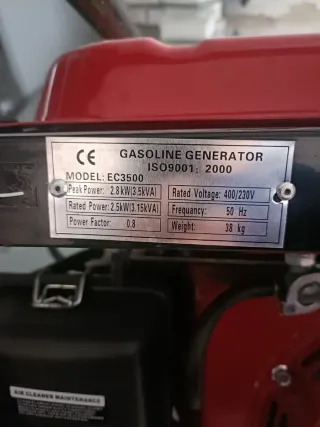 Generador Profesional 2.5kW L.D. MOTOR