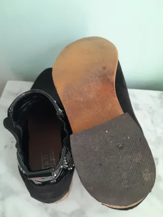 Botines negros talla 35