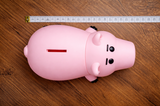 Porta-monete maialino stile Hamm Toy Story kawaii