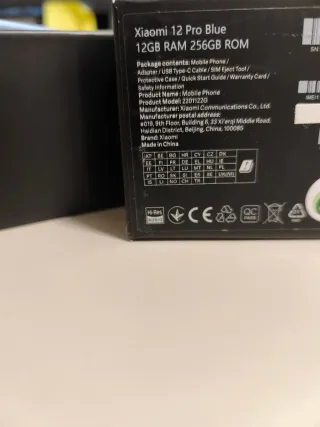 Xiaomi 12 Pro - 256GB - 12GB RAM