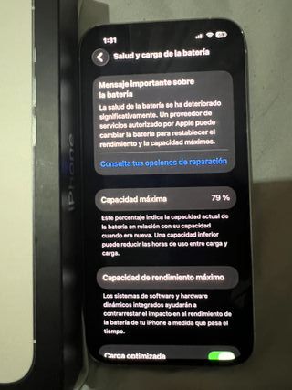 iPhone 13 Pro 256GB Plata 79% Batería