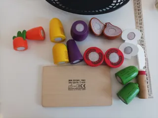 Tabla de cortar de madera para niños