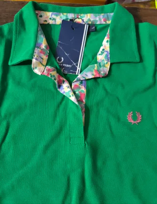 Polo Fred Perry Verde Talla L